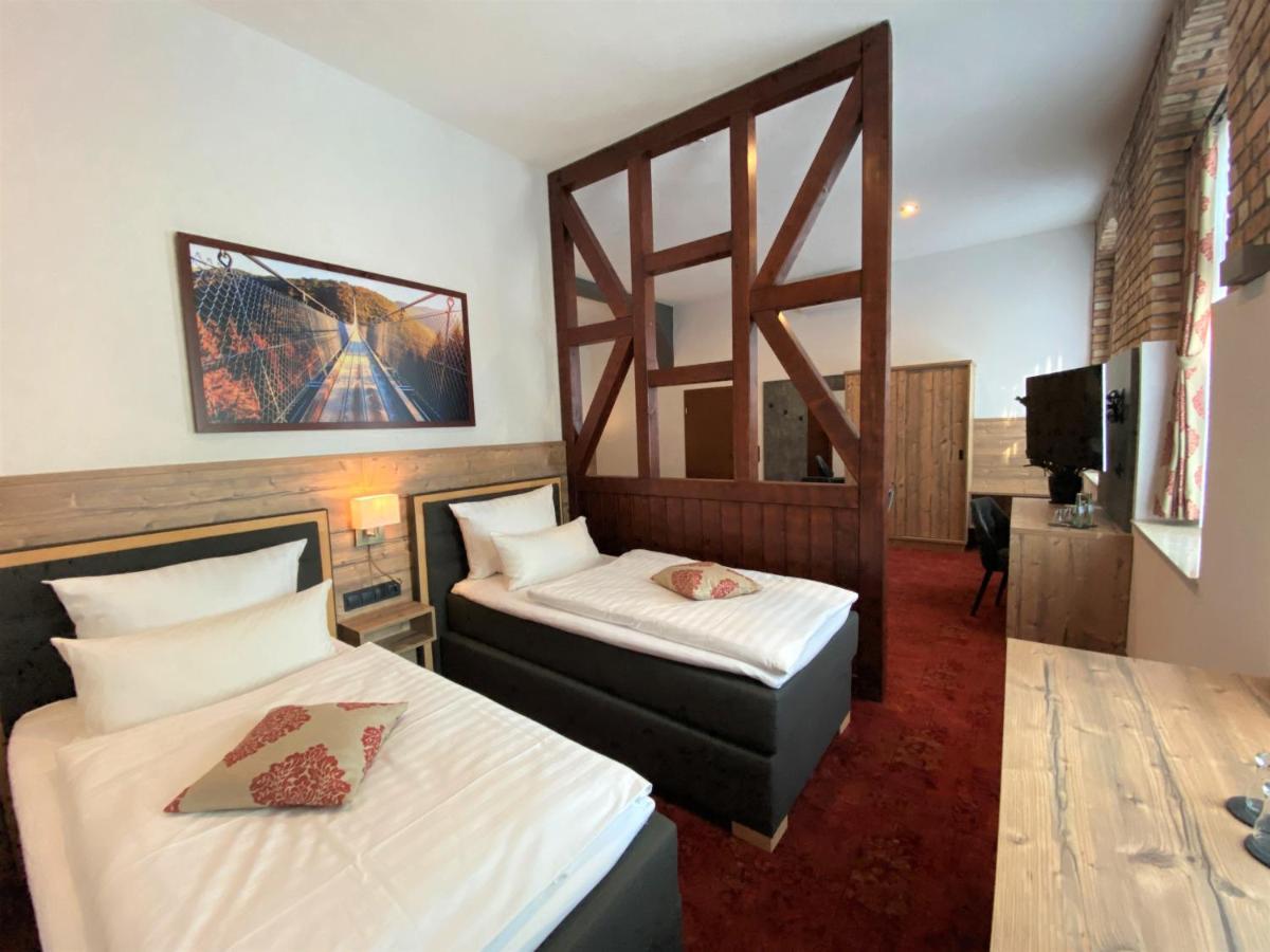 Hotel Friedchen Mit Eigener Fleischerei Artern Extérieur photo